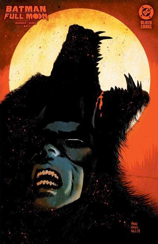 Batman Full Moon #4 (Of 4) Francesco Francavilla Card Stock Variant (Mature) Previously Foc'D On 12/9 | Dragon's Lair Comics and Fantasy Houston TX