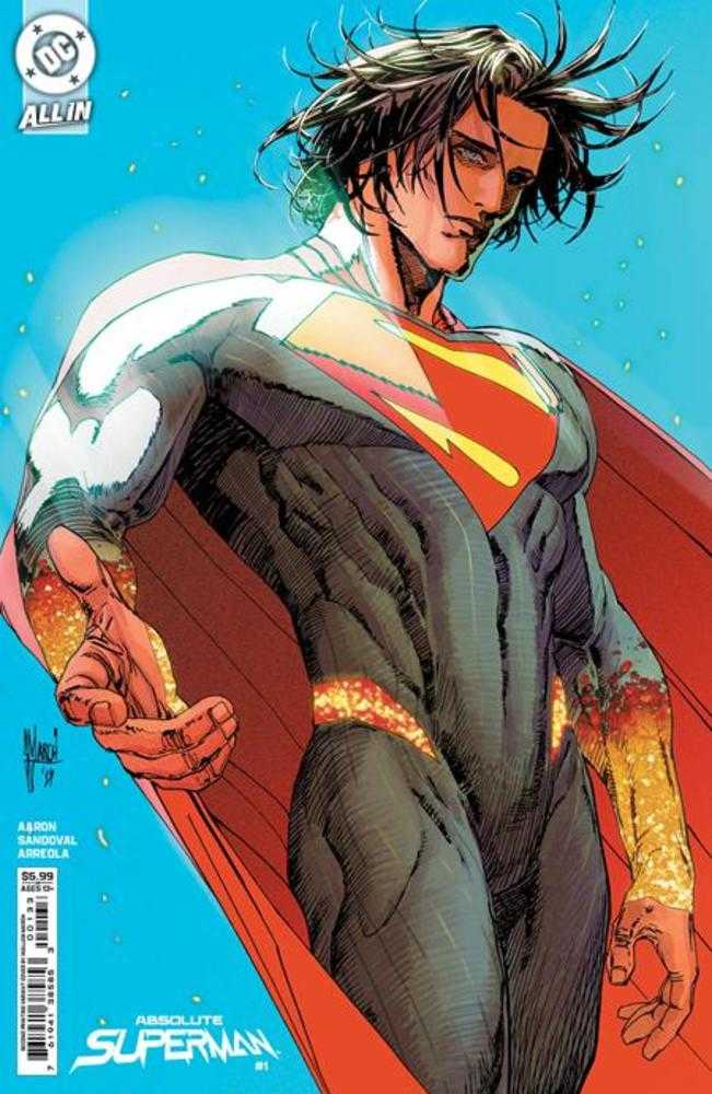 Absolute Superman #1 2nd Print Cover B Guillem March Card Stock Variant | Dragon's Lair Comics and Fantasy Houston TX