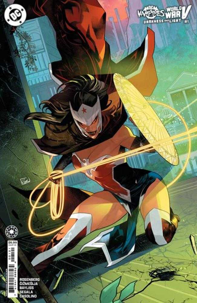 DC vs Vampires World War V Darkness And Light #1 (One Shot) Cover B Edwin Galmon Connecting Card Stock Variant | Dragon's Lair Comics and Fantasy Houston TX