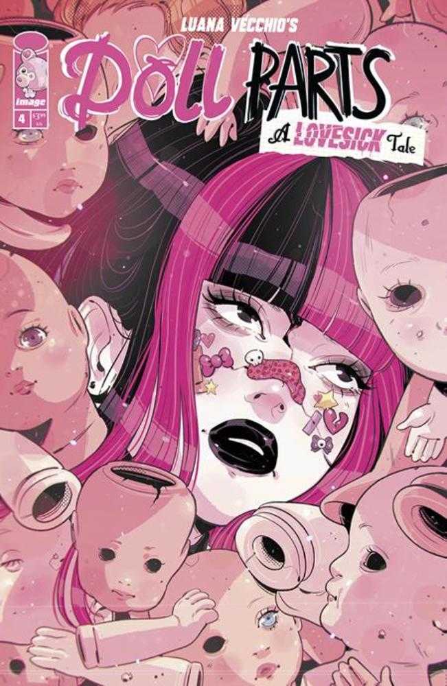 Doll Parts A Lovesick Tale #4 (Of 4) Cover B Luana Vecchio Doll Heads Variant (Mature) | Dragon's Lair Comics and Fantasy Houston TX