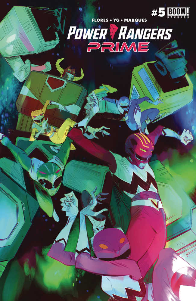 Power Rangers Prime #5 Cover B Simeone | Dragon's Lair Comics and Fantasy Houston TX