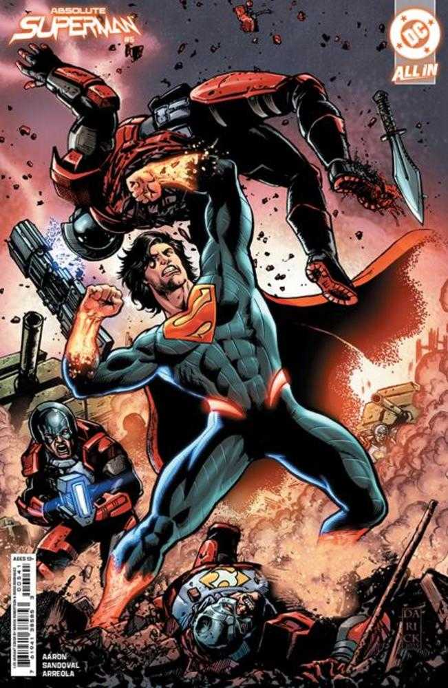 Absolute Superman #5 Cover D 1 in 25 Darick Robertson Card Stock Variant | Dragon's Lair Comics and Fantasy Houston TX