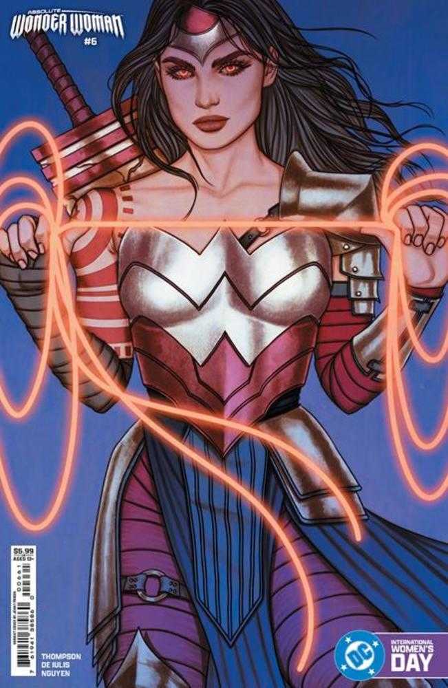 Absolute Wonder Woman #6 Cover E Jenny Frison International Womens Day Card Stock Variant | Dragon's Lair Comics and Fantasy Houston TX