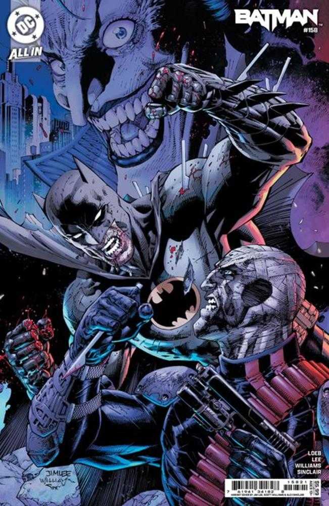 Batman #158 Cover B Jim Lee & Scott Williams Connecting Card Stock Variant (1 Of 2) | Dragon's Lair Comics and Fantasy Houston TX