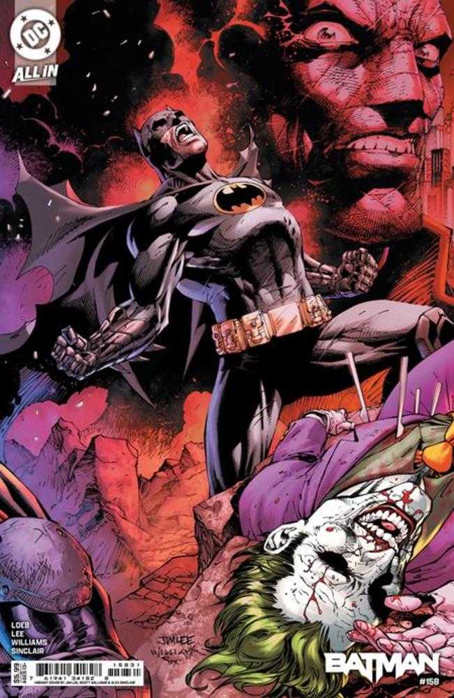 Batman #158 Cover C Jim Lee & Scott Williams Connecting Card Stock Variant (2 Of 2) | Dragon's Lair Comics and Fantasy Houston TX