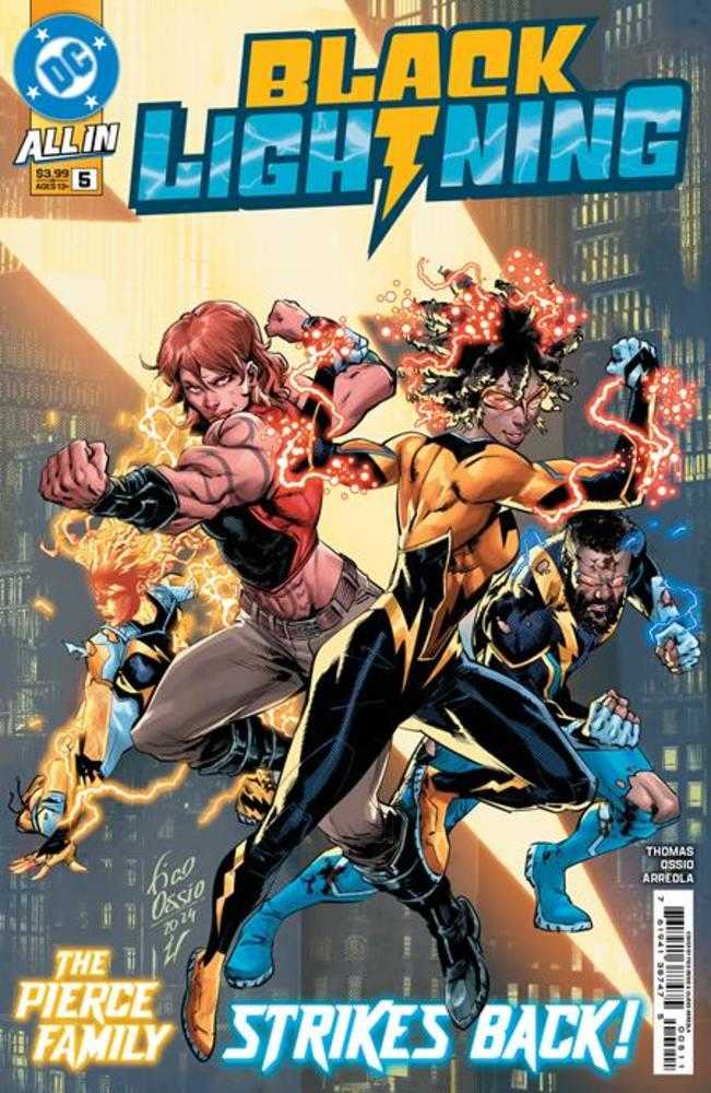 Black Lightning #5 Cover A Fico Ossio | Dragon's Lair Comics and Fantasy Houston TX
