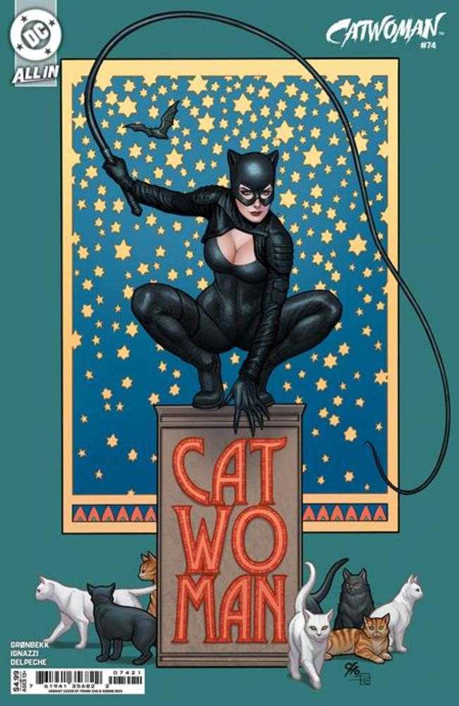 Catwoman #74 Cover B Frank Cho Card Stock Variant | Dragon's Lair Comics and Fantasy Houston TX