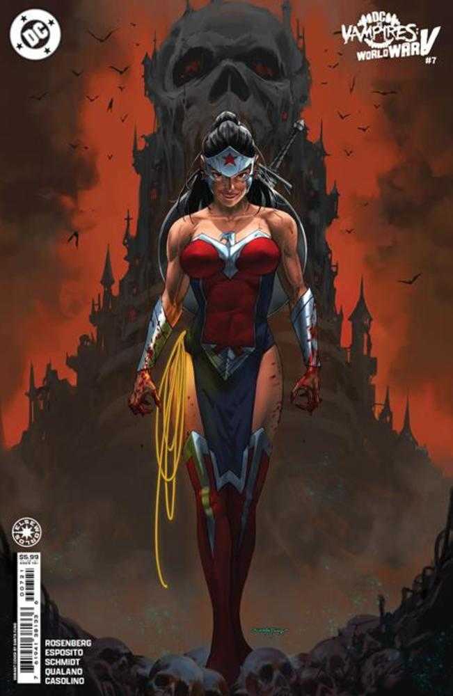 DC vs Vampires World War V #7 (Of 12) Cover B Santa Fung Card Stock Variant | Dragon's Lair Comics and Fantasy Houston TX