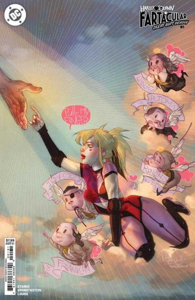 Harley Quinn Fartacular Silent Butt Deadly #1 (One Shot) Cover C Ben Caldwell Card Stock Variant | Dragon's Lair Comics and Fantasy Houston TX