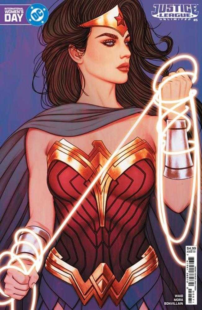 Justice League Unlimited #5 Cover E Jenny Frison International Womens Day Wonder Woman Card Stock Variant | Dragon's Lair Comics and Fantasy Houston TX