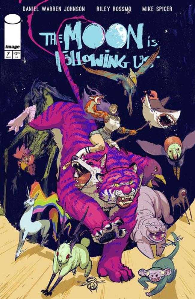 The Moon Is Following Us #7 (Of 10) Cover A Riley Rossmo & Mike Spicer | Dragon's Lair Comics and Fantasy Houston TX