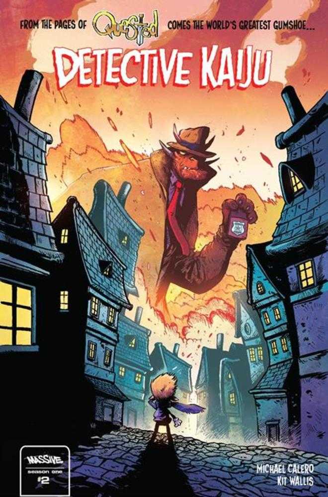 Detective Kaiju #2 (Of 4) Cover A Kit Wallis | Dragon's Lair Comics and Fantasy Houston TX