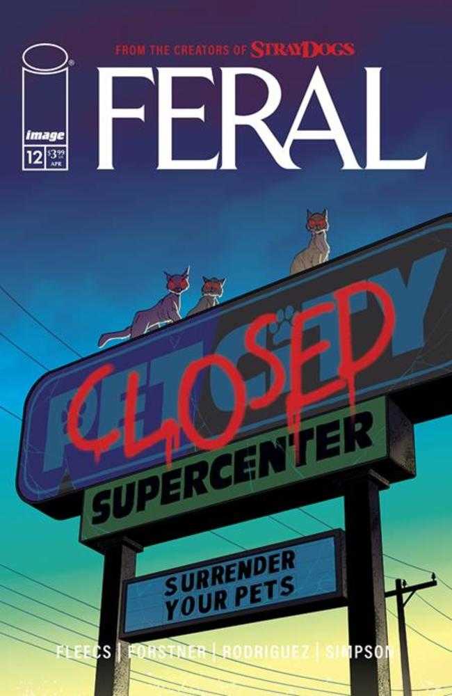 Feral #12 Cover A Tony Fleecs & Tone Rodriguez | Dragon's Lair Comics and Fantasy Houston TX