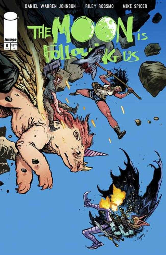 The Moon Is Following Us #8 (Of 10) Cover B Daniel Warren Johnson & Mike Spicer Variant | Dragon's Lair Comics and Fantasy Houston TX