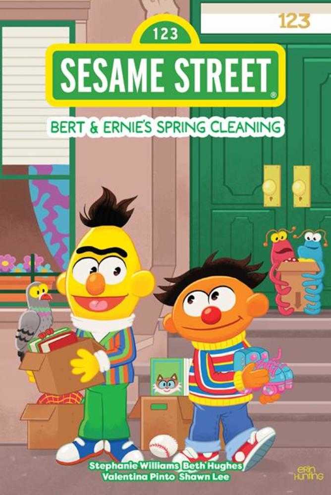 Sesame Street Bert & Ernies Spring Cleaning Hardcover | Dragon's Lair Comics and Fantasy Houston TX