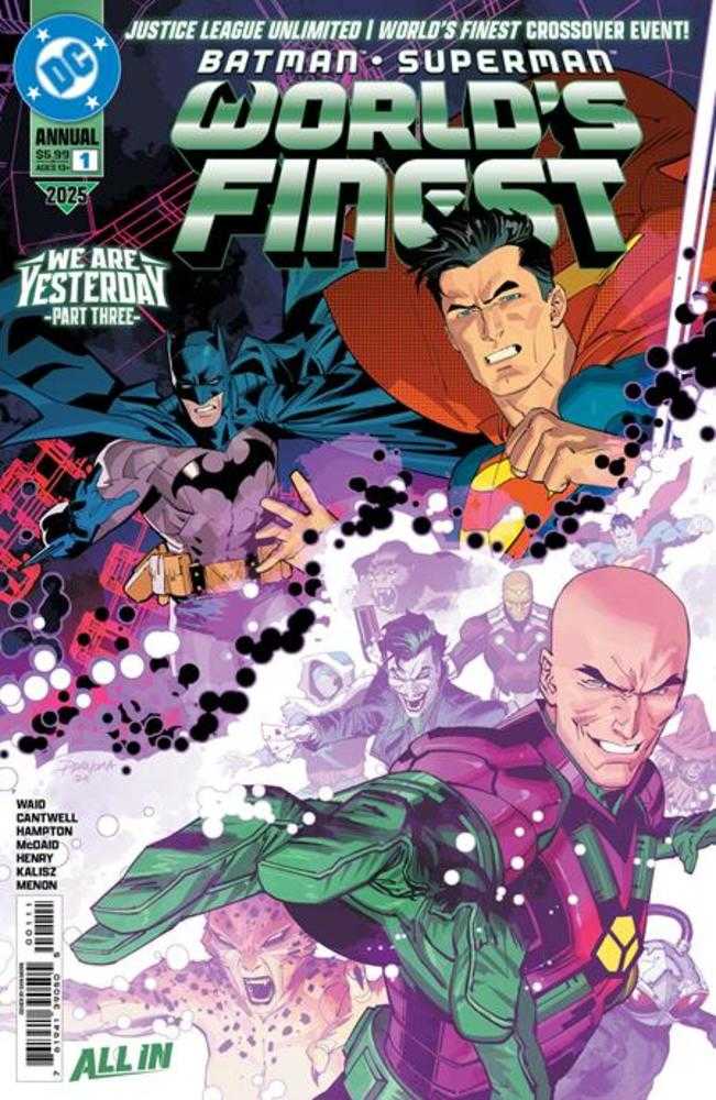 Batman Superman Worlds Finest 2025 Annual #1 (One Shot) Cover A Dan Mora Connecting (We Are Yesterday) | Dragon's Lair Comics and Fantasy Houston TX