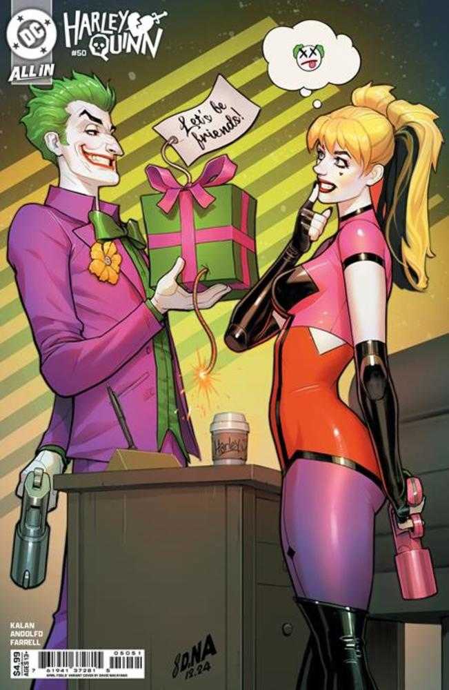 Harley Quinn #50 Cover D David Nakayama April Fools Card Stock Variant | Dragon's Lair Comics and Fantasy Houston TX