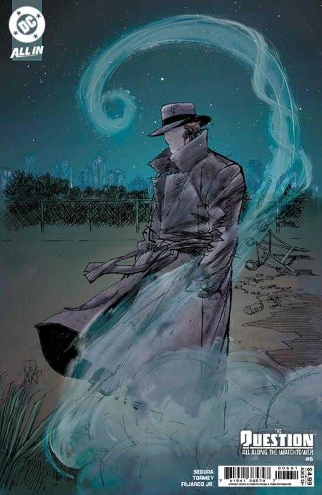 Question All Along The Watchtower #6 (Of 6) Cover C Denys Cowan Card Stock Variant | Dragon's Lair Comics and Fantasy Houston TX