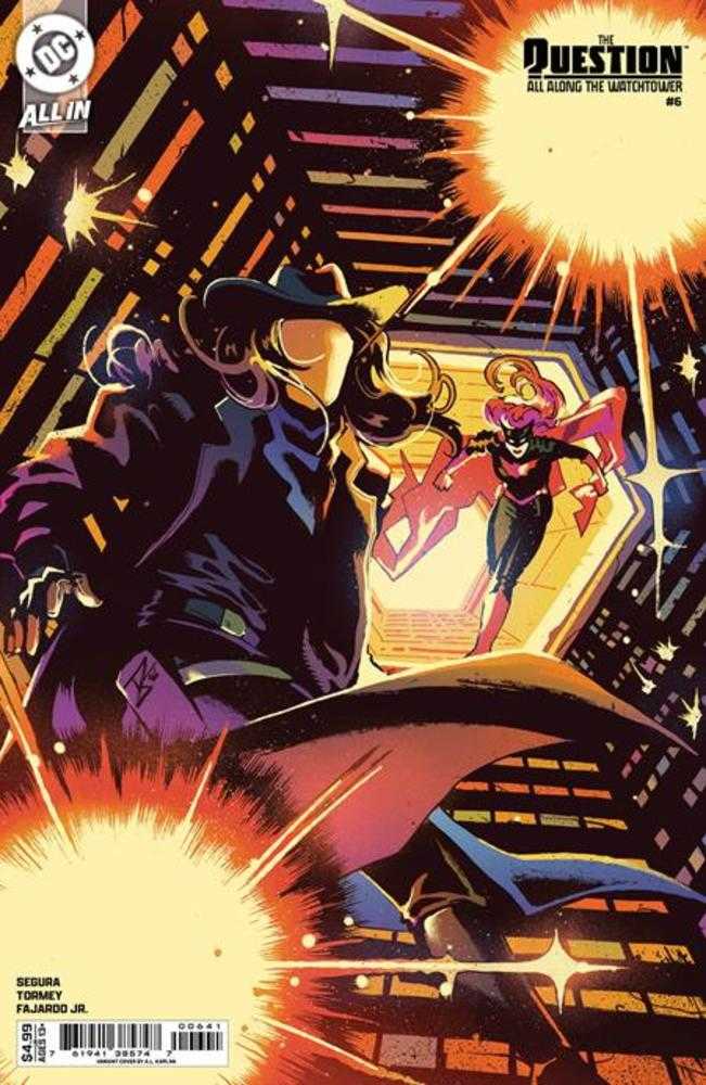 Question All Along The Watchtower #6 (Of 6) Cover D Al Kaplan Card Stock Variant | Dragon's Lair Comics and Fantasy Houston TX