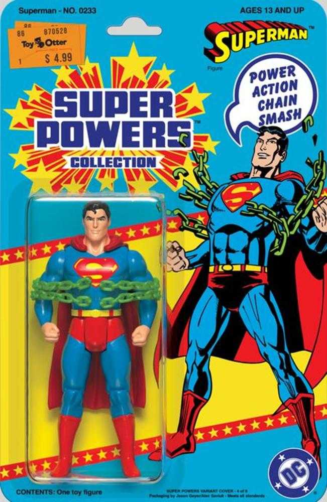 Superman #233 Facsimile Edition Cover B Jason Geyer & Alex Saviuk Super Powers Card Stock Variant | Dragon's Lair Comics and Fantasy Houston TX
