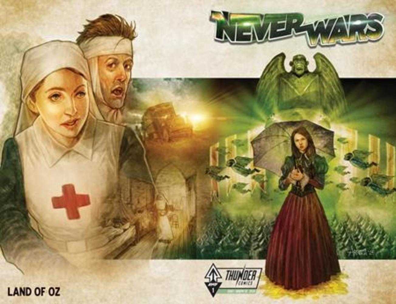 Neverwars #1 (Of 9) Cover B 5 Copy Erwin Arroza Unlock Wraparound Variant | Dragon's Lair Comics and Fantasy Houston TX