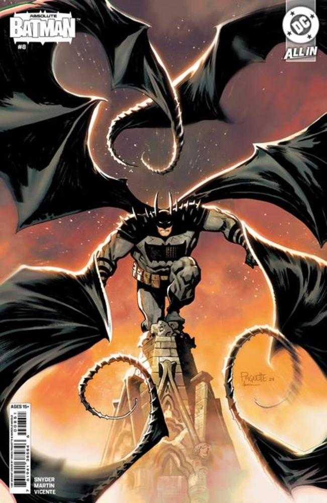 Absolute Batman #8 Cover E 1 in 50 Yanick Paquette Card Stock Variant | Dragon's Lair Comics and Fantasy Houston TX
