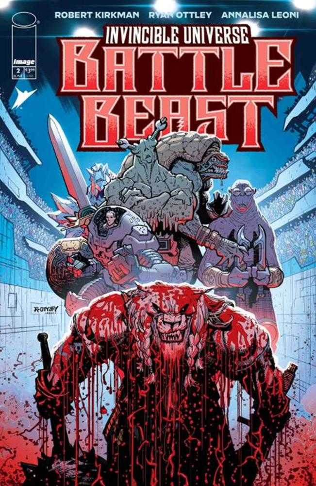 Invincible Universe Battle Beast #2 Cover A Ryan Ottley & Annalisa Leoni | Dragon's Lair Comics and Fantasy Houston TX
