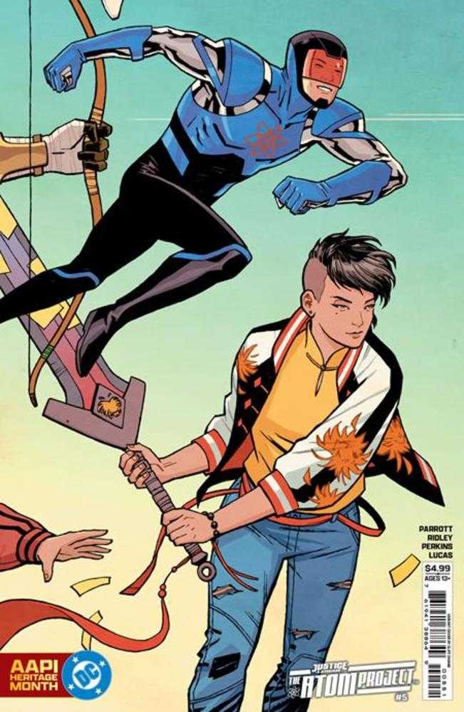 Justice League The Atom Project #5 (Of 6) Cover D Cliff Chiang Aapi Heritage Month Connecting Card Stock Variant | Dragon's Lair Comics and Fantasy Houston TX