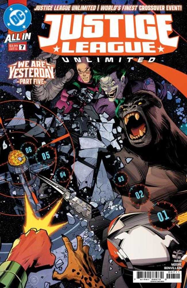 Justice League Unlimited #7 Cover A Dan Mora Connecting (We Are Yesterday) | Dragon's Lair Comics and Fantasy Houston TX