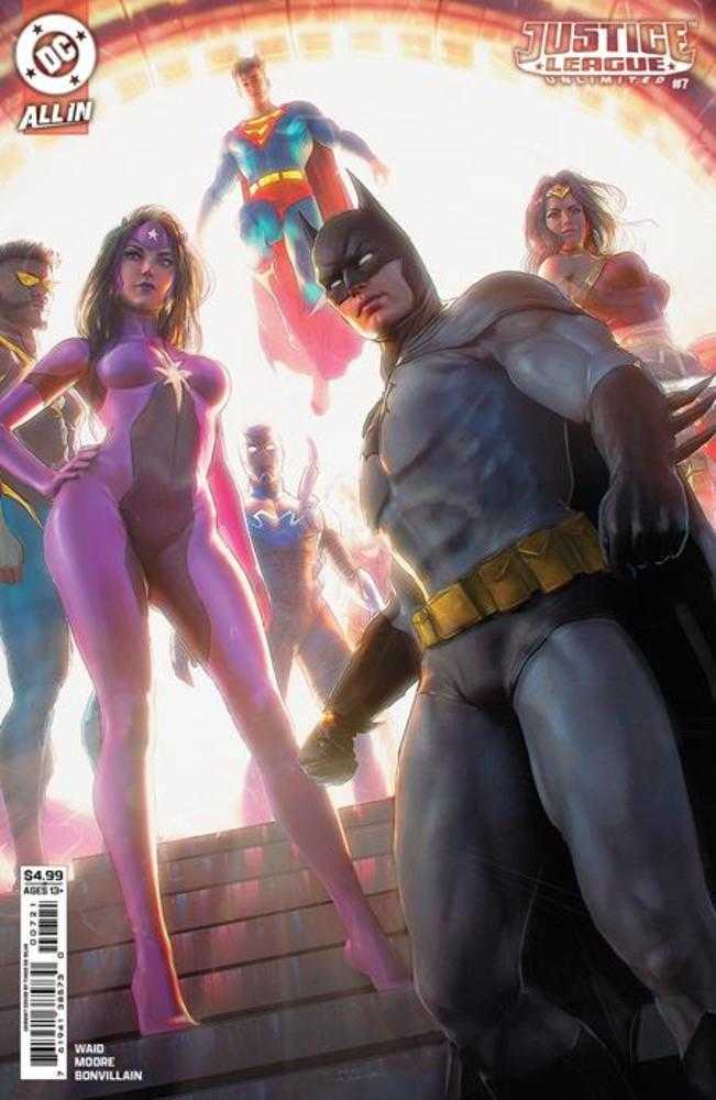 Justice League Unlimited #7 Cover B Tiago Da Silva Card Stock Variant (We Are Yesterday) | Dragon's Lair Comics and Fantasy Houston TX