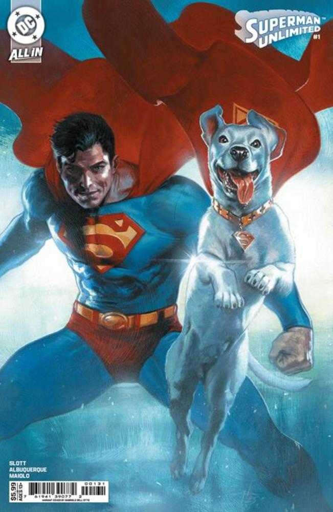 Superman Unlimited #1 Cover C Gabriele Dell Otto Card Stock Variant | Dragon's Lair Comics and Fantasy Houston TX