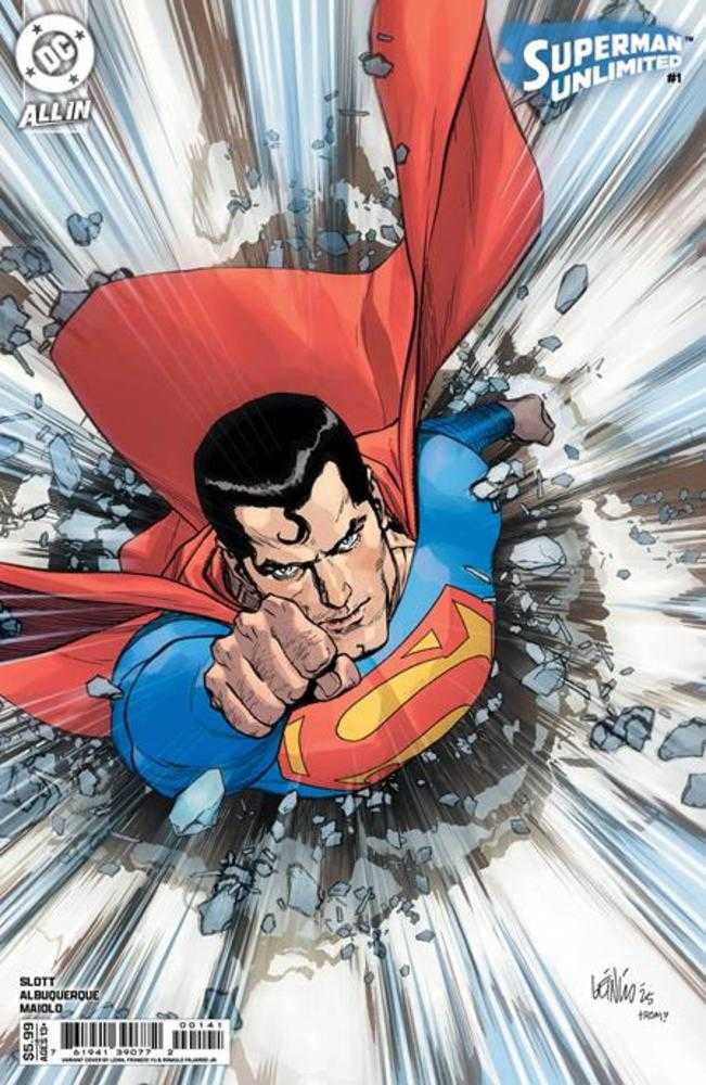 Superman Unlimited #1 Cover D Leinil Francis Yu Card Stock Variant | Dragon's Lair Comics and Fantasy Houston TX