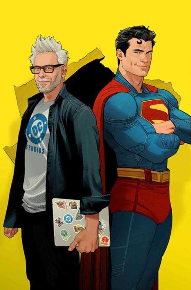 Superman Unlimited #1 Cover F Dan Mora James Gunn Cameo Card Stock Variant | Dragon's Lair Comics and Fantasy Houston TX