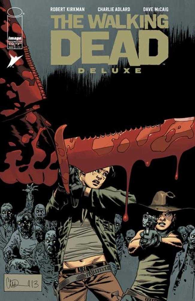 Walking Dead Deluxe #112 Cover B Charlie Adlard & Dave Mccaig Variant (Mature) | Dragon's Lair Comics and Fantasy Houston TX
