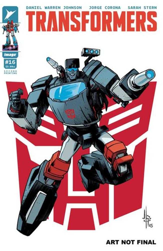 Transformers #16 2nd Print Cover B Jason Howard Autobot Variant | Dragon's Lair Comics and Fantasy Houston TX