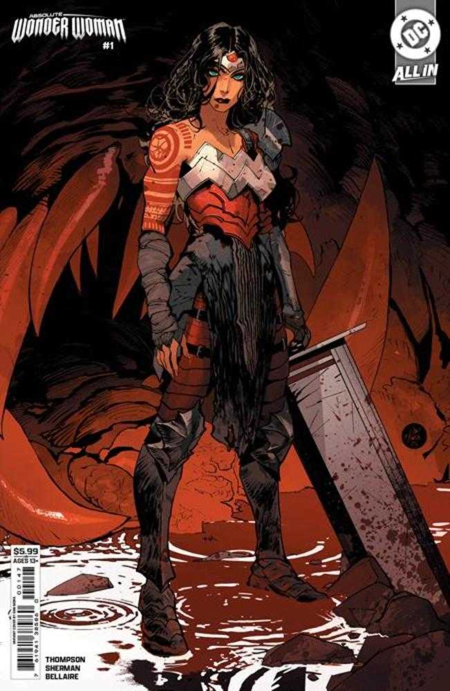 Absolute Wonder Woman #1 5th Print Cover B Dan Mora Card Stock Variant | Dragon's Lair Comics and Fantasy Houston TX