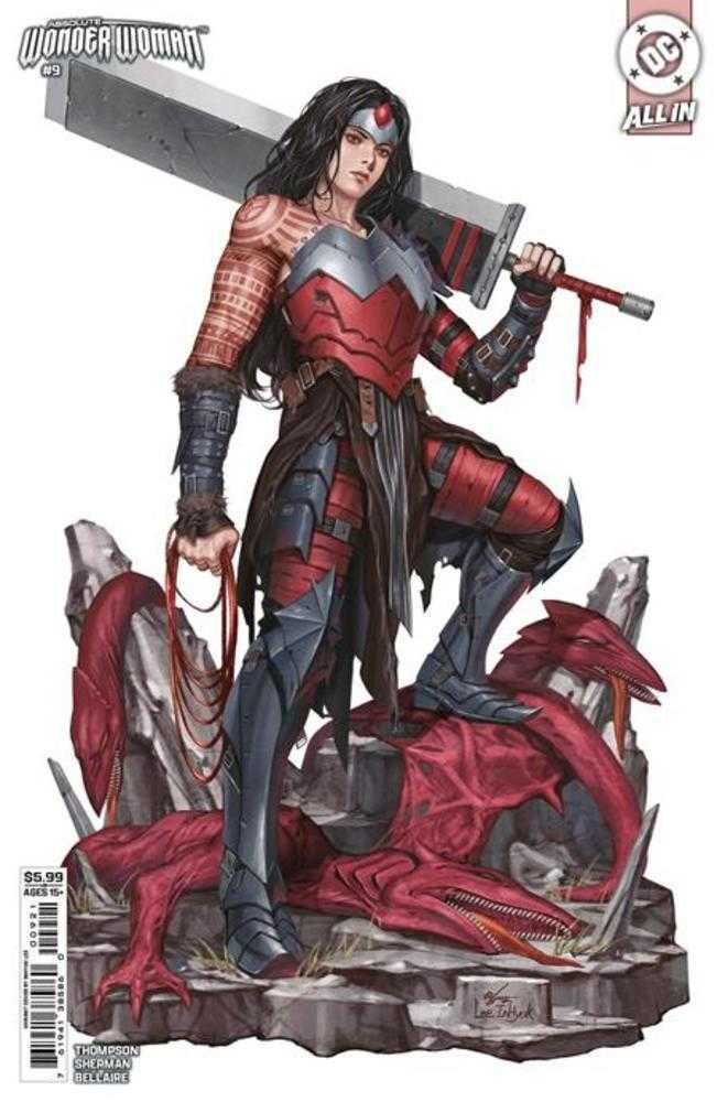 Absolute Wonder Woman #9 Cover B Inhyuk Lee Card Stock Variant | Dragon's Lair Comics and Fantasy Houston TX