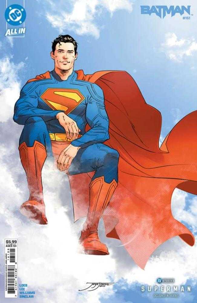 Batman #161 Cover J Jorge Jimenez Superman Movie Card Stock Variant | Dragon's Lair Comics and Fantasy Houston TX
