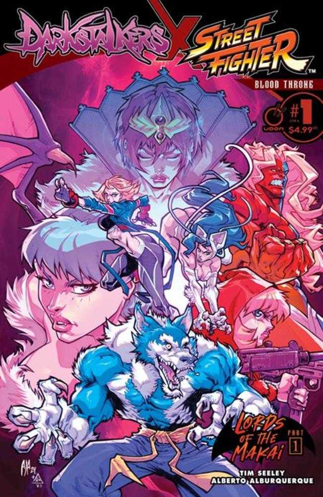 Darkstalkers X Street Fighter Blood Throne #1 (One Shot) Cover A Alberto Alburquerque Previously Foc'D On 4/28/2025 | Dragon's Lair Comics and Fantasy Houston TX