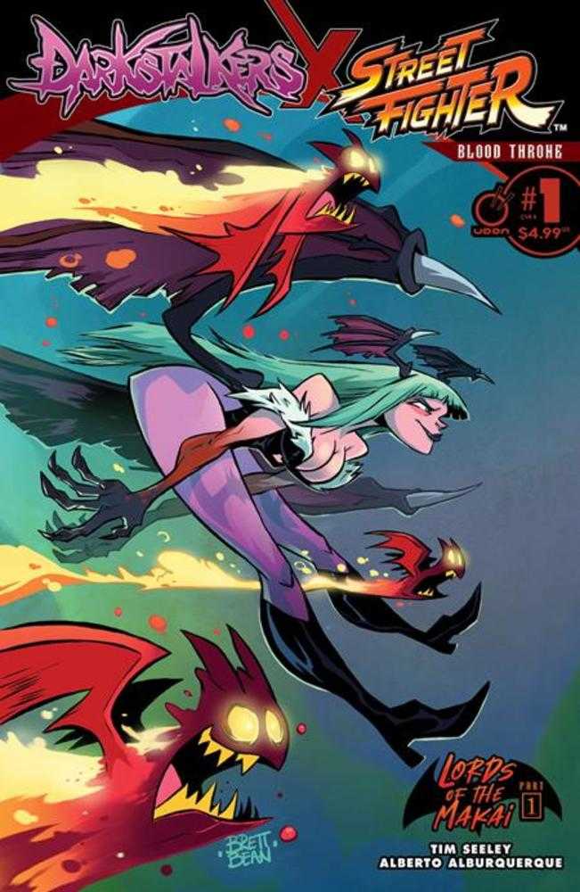 Darkstalkers X Street Fighter Blood Throne #1 (One Shot) Cover B Brett Bean Variant  Previously Foc'D On 4/28/2025 | Dragon's Lair Comics and Fantasy Houston TX