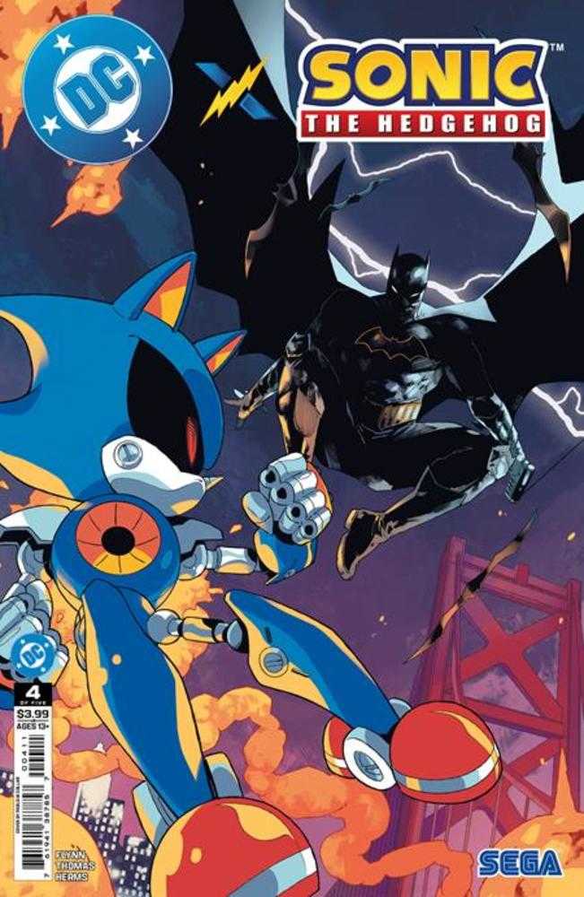 DC X Sonic The Hedgehog #4 (Of 5) Cover A Pablo M Collar | Dragon's Lair Comics and Fantasy Houston TX