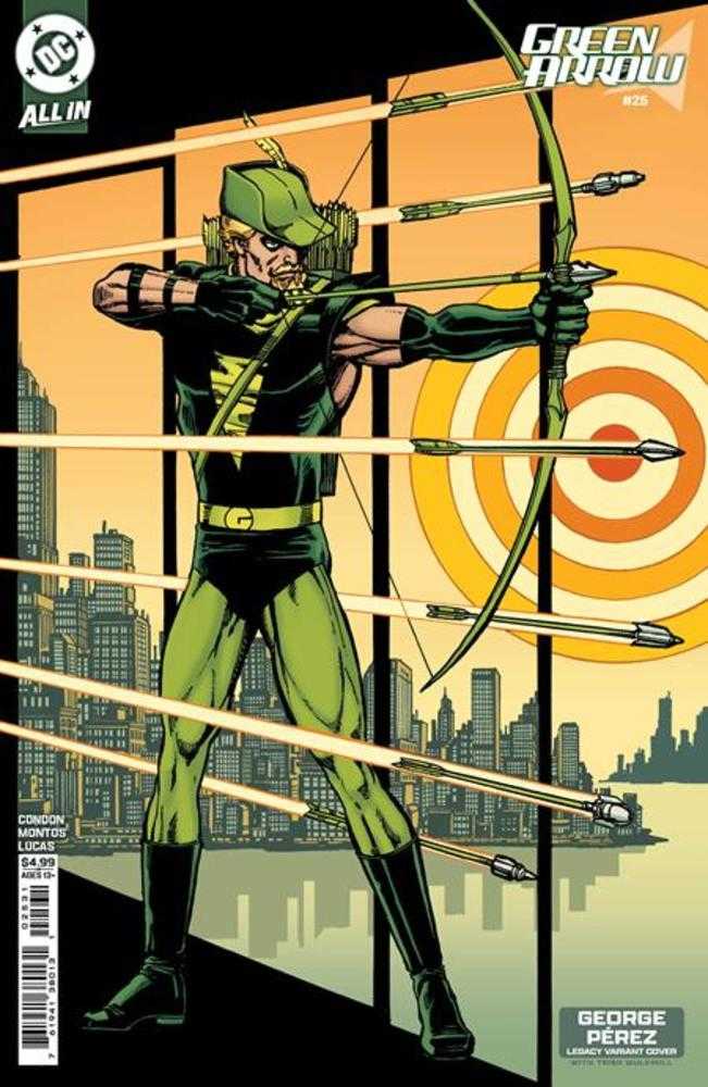 Green Arrow #25 Cover D George Perez Legacy Card Stock Variant | Dragon's Lair Comics and Fantasy Houston TX