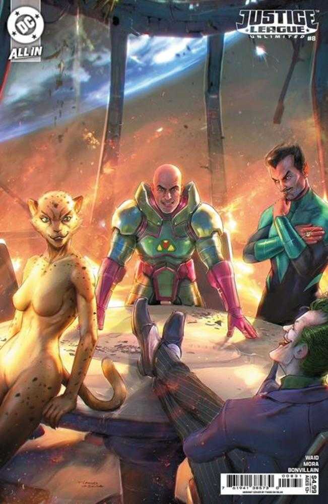 Justice League Unlimited #8 Cover C Tiago Da Silva Card Stock Variant (We Are Yesterday) | Dragon's Lair Comics and Fantasy Houston TX