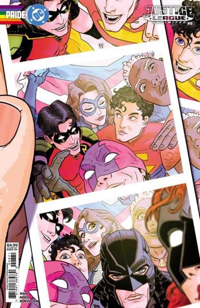 Justice League Unlimited #8 Cover E Hayden Sherman DC Pride Card Stock Variant (We Are Yesterday) | Dragon's Lair Comics and Fantasy Houston TX