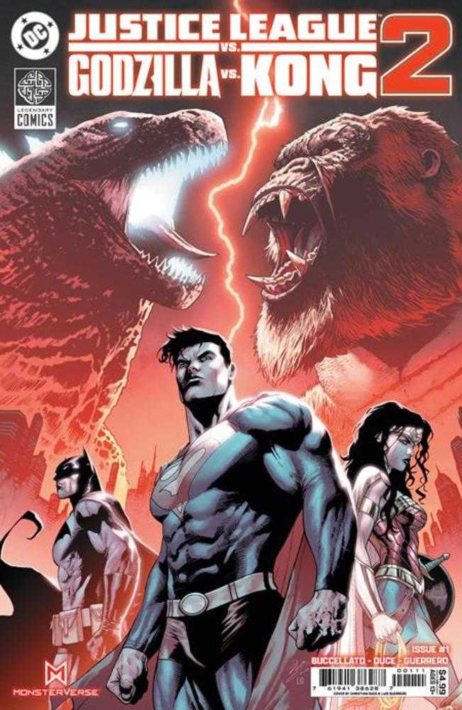 Justice League vs Godzilla vs Kong 2 #1 (Of 7) Cover A Christian Duce | Dragon's Lair Comics and Fantasy Houston TX