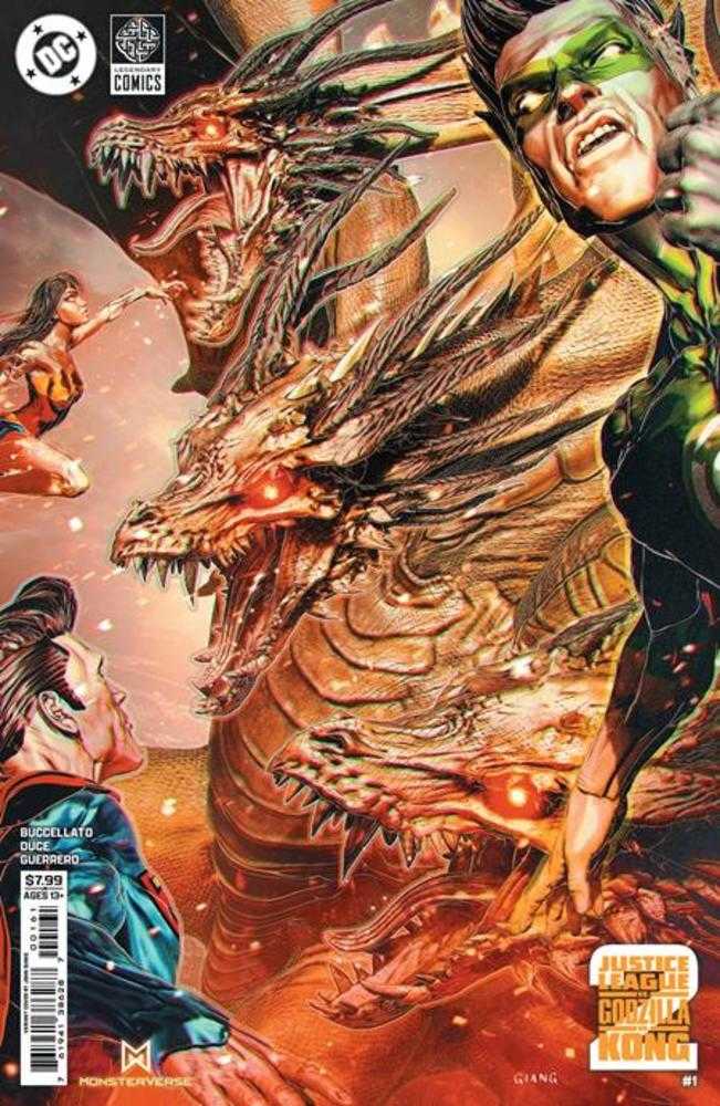 Justice League vs Godzilla vs Kong 2 #1 (Of 7) Cover E John Giang Foil Variant | Dragon's Lair Comics and Fantasy Houston TX