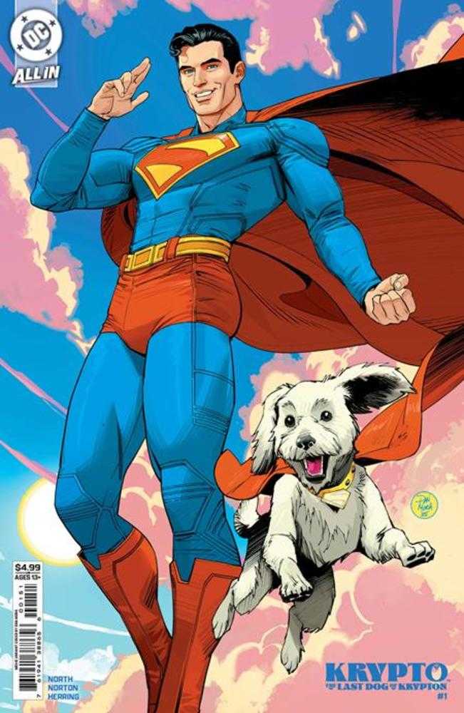 Krypto The Last Dog Of Krypton #1 (Of 5) Cover C Dan Mora Superman Movie Card Stock Variant | Dragon's Lair Comics and Fantasy Houston TX