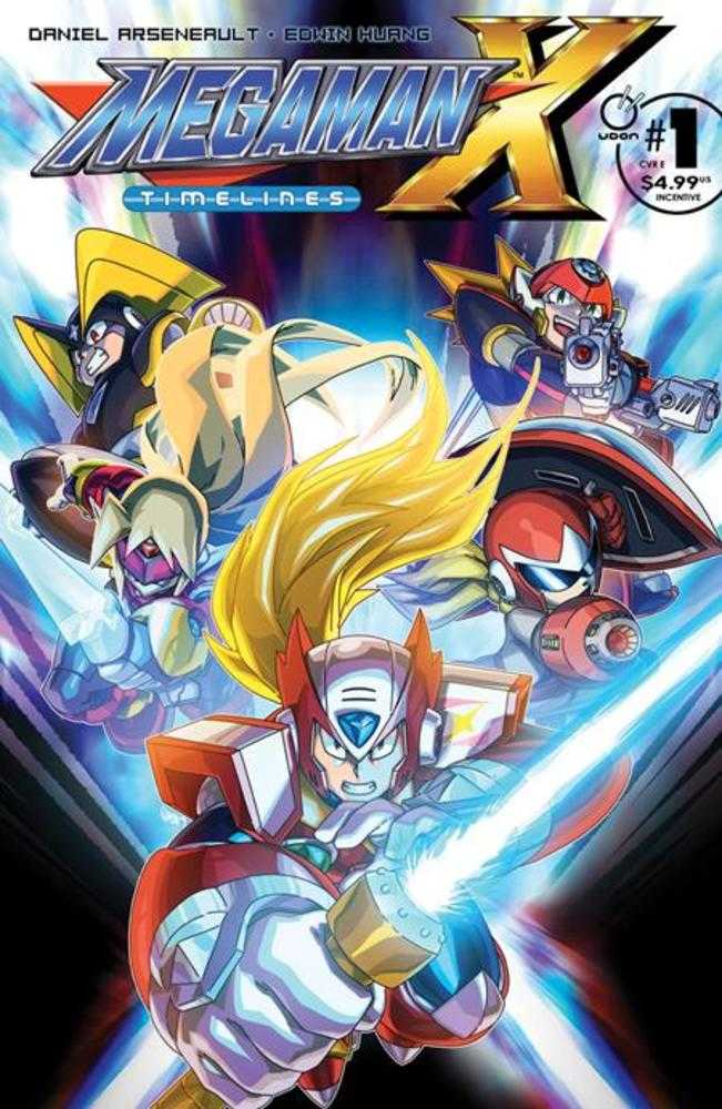 Mega Man X Timelines #1 (One Shot) Cover E Inc 1:5 Jeffrey Chamba Cruz Variant Previously Foc'D On 5/5/2025 | Dragon's Lair Comics and Fantasy Houston TX