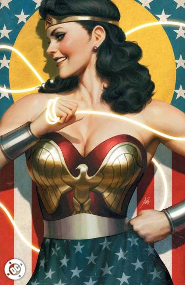 New History Of The DC Universe #1 (Of 4) Cover F Stanley Artgerm Lau Foil Variant | Dragon's Lair Comics and Fantasy Houston TX
