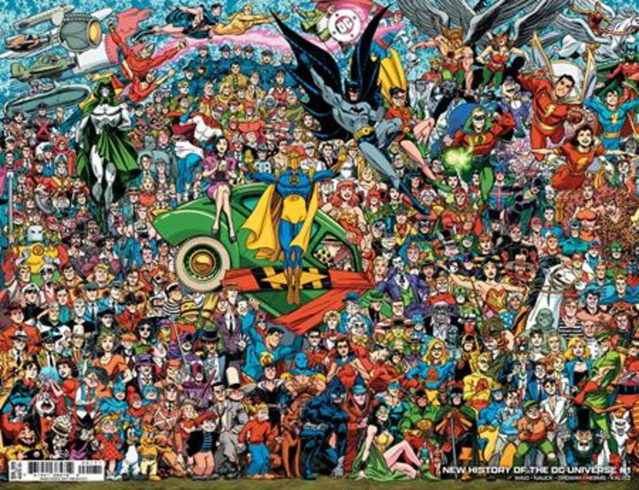 New History Of The DC Universe #1 (Of 4) Cover D Scott Koblish Legacy Wraparound Card Stock Variant | Dragon's Lair Comics and Fantasy Houston TX